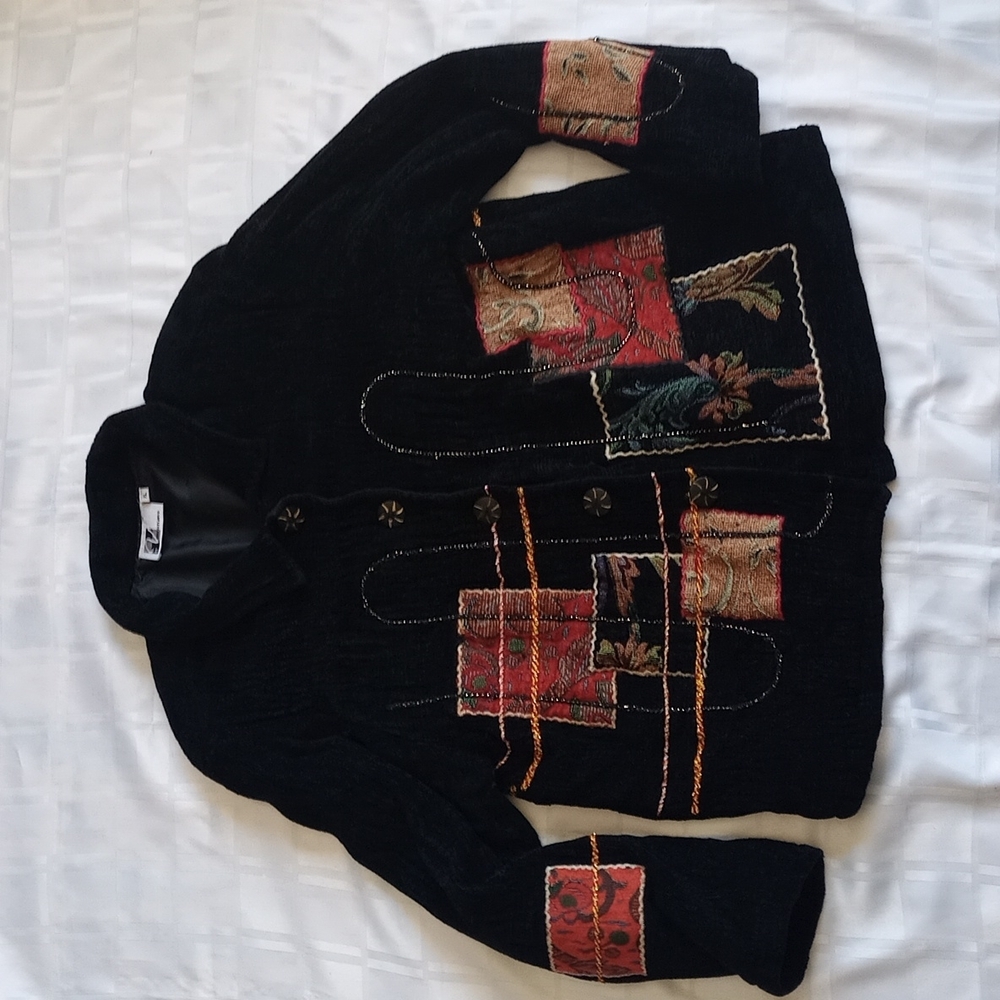 Vintage Patchwork Button Up Jacket - Picture 15 of 15